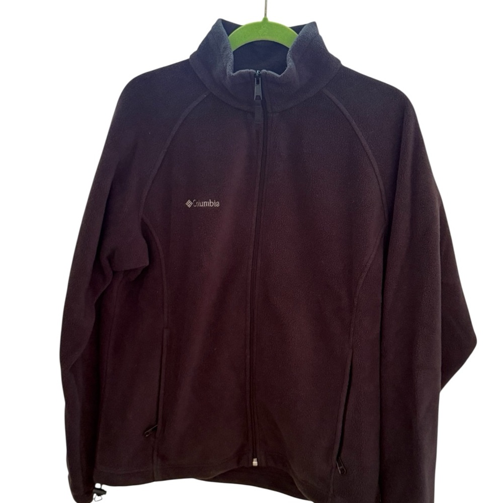 Vintage Columbia Fleece Jacket Size L Gorpcore Full Zip Gray Womens